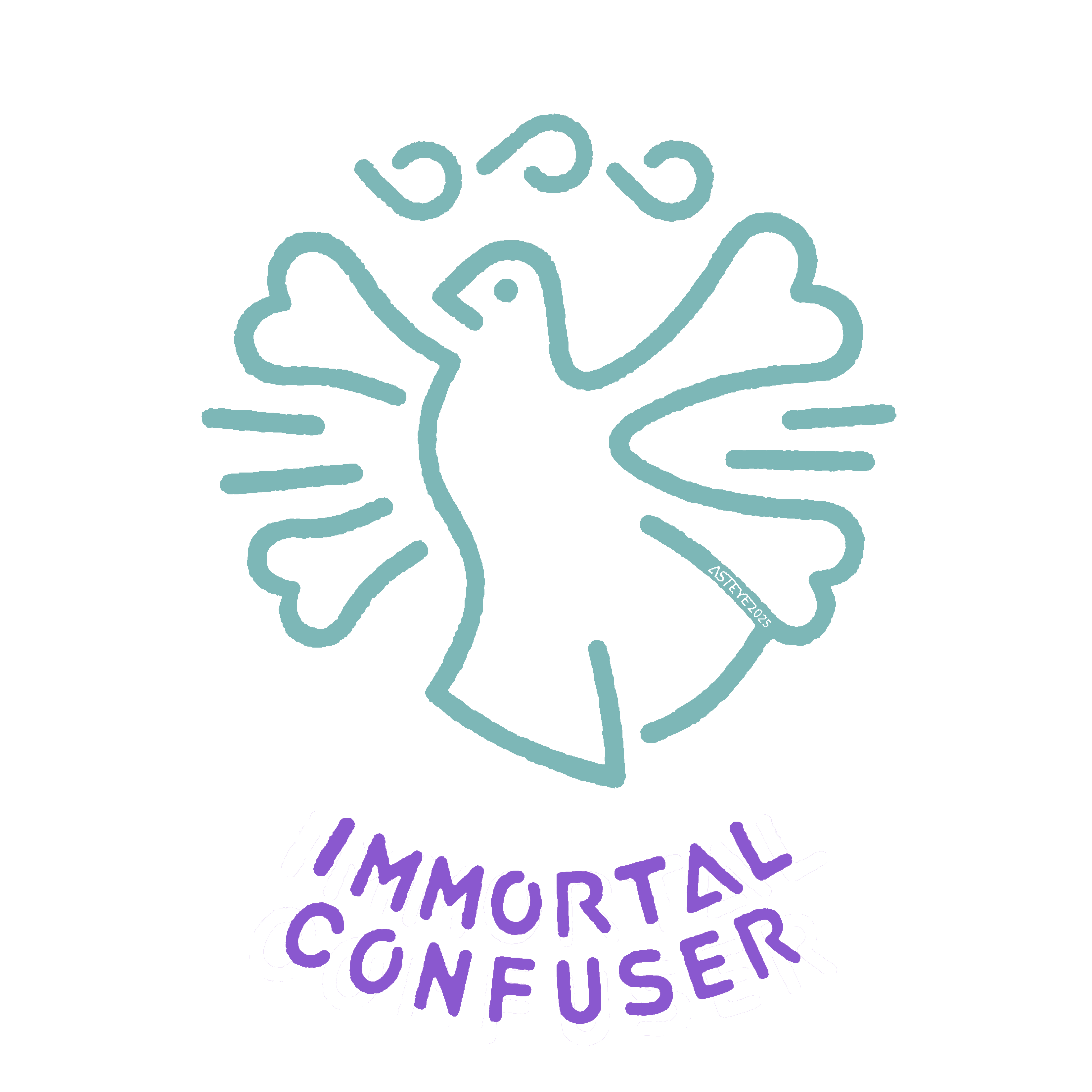 Immortal-Confuser, bonedove drawing ASTEYE 20250625